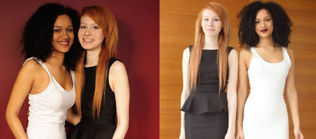 L’une blanche, l’autre noire : ces deux jeunes femmes sont… jumelles L’une blanche, l’autre noire : ces deux jeunes femmes sont… jumelles