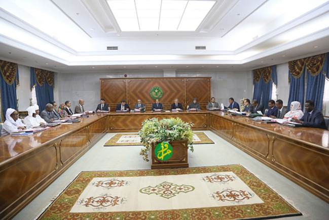 Réunion du conseil des ministres