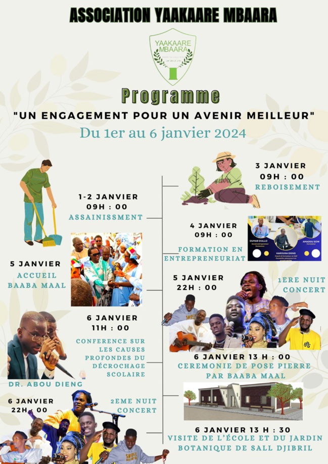 Elhadj Baba Maal et Daande Lenol en concert à Haayre Mbaara les 5 et 6 janvier 2024 Elhadj Baba Maal et Daande Lenol en concert à Haayre Mbaara les 5 et 6 janvier 2024