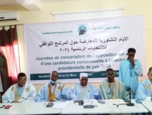 Ouverture des Journées de concertation de l'opposition pour une candidature unique Ouverture des Journées de concertation de l'opposition pour une candidature unique