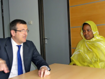 Mariem Cheikh, membre du Bureau exécutif de l’IRA, termine sa tournée européenne au Parlement européen.