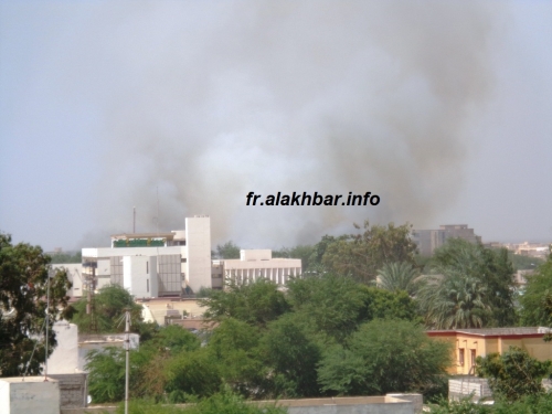 Nouakchott: un incendie près du Centre de cardiologie Nouakchott: un incendie près du Centre de cardiologie