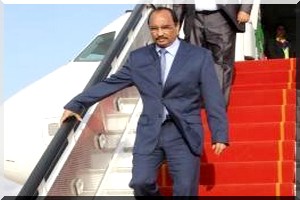 Le président Ould Abdel Aziz quitte Nouadhibou pour Paris Le président Ould Abdel Aziz quitte Nouadhibou pour Paris