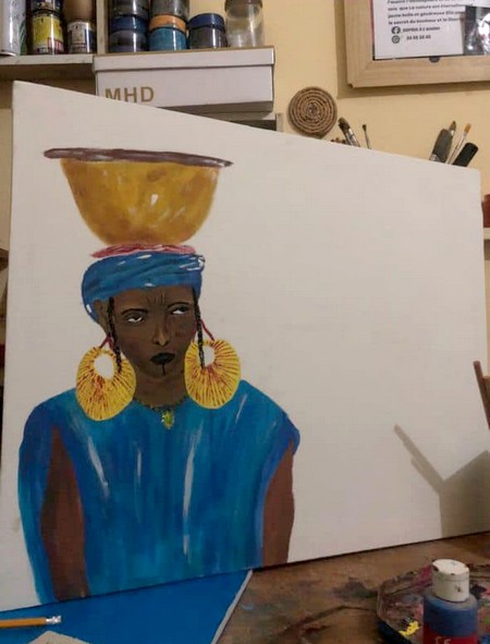 Sophia Diallo, les silences peints d’une âme libre Sophia Diallo, les silences peints d’une âme libre