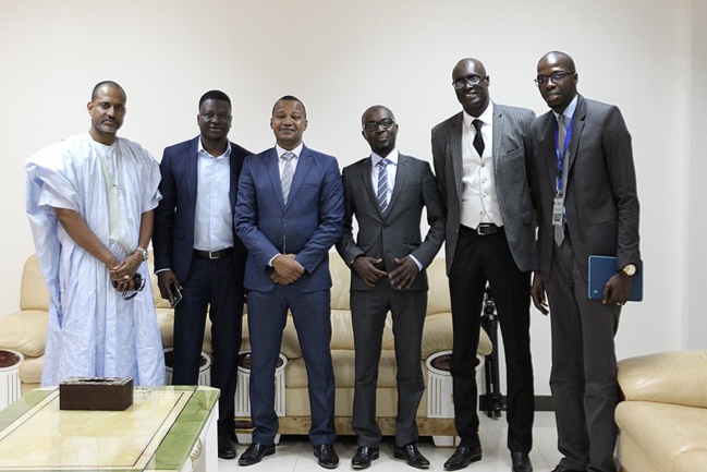 La visite de Thione Niang, President fondateur  de Give1Project à Nouakchott.