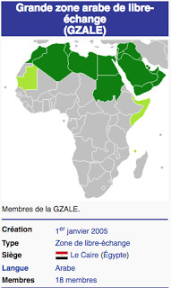 Le pénible diagramme d'Euler : la Mauritanie n'appartient à rien de sérieux dans la Ligue Arabe...