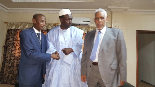 Le Président BALAS reçu en audience par Le Ministre de La Justice, Maître BRAHIM ould Daddah.