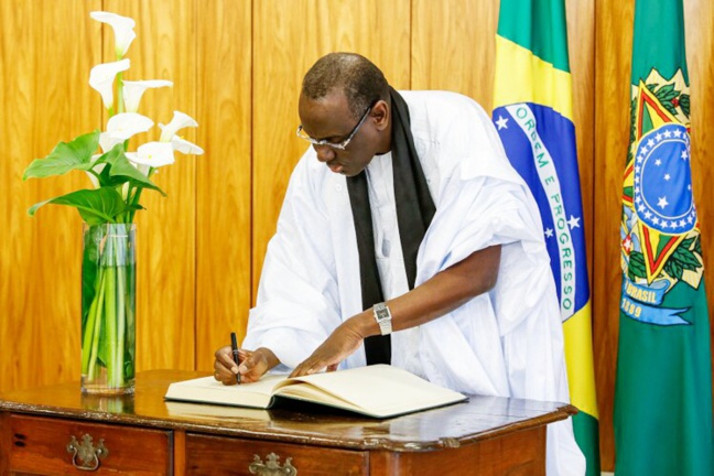 Diplomatie : l'Ambassadeur Wagne Abdoulaye Idrissa a présenté ses  lettres de créances au  président par intérim de la République Fédérative du Brésil