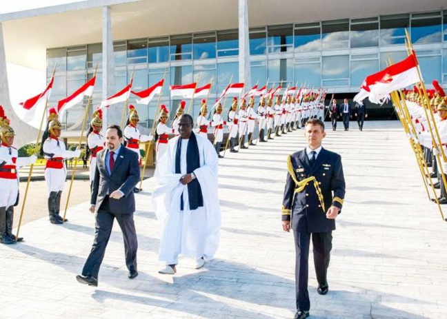 Diplomatie : l'Ambassadeur Wagne Abdoulaye Idrissa a présenté ses  lettres de créances au  président par intérim de la République Fédérative du Brésil
