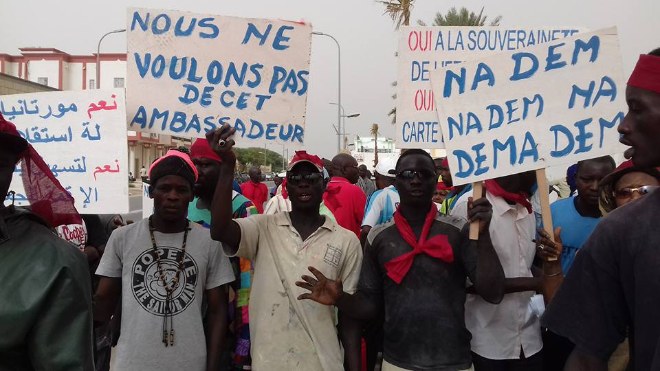 Sit-in devant l’ambassade du Sénégal à Nouakchott : la « folle colère » des sénégalais de Mauritanie