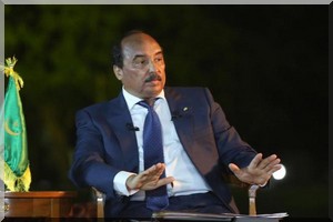 LE PRÉSIDENT MAURITANIEN REÇOIT LE LEADER DU MOUVEMENT FLAM