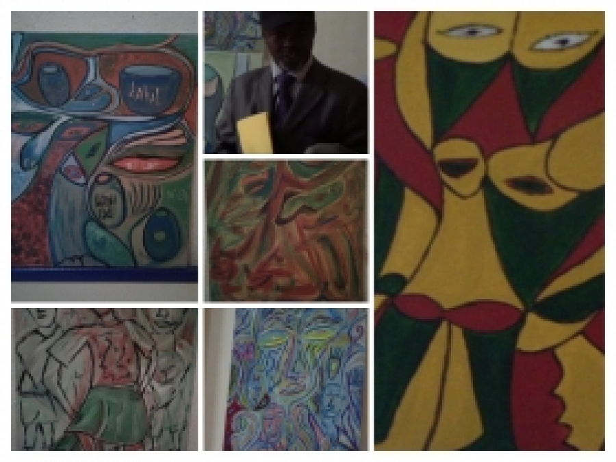 Ousmane Dia ce sénégalo-mauritanien n'est pas né artiste mais l'est devenu ; un parcours atypique et suggestif
