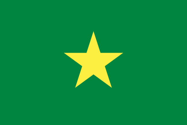 REVELATION: Voici le premier drapeau du Sénégal en 1958 (VOIR AUSSI LE DRAPEAU DE 1960)
