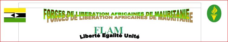 34° anniversaire des Forces de Libération Africaines de Mauritanie