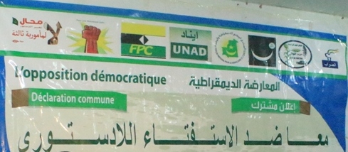 OPPOSITION DEMOCRATIQUE MAURITANIENNE: Déclaration