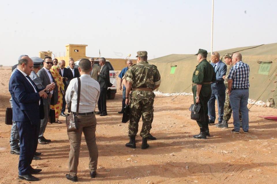Pose de la premiere pierre du passage frontalier entre la Mauritanie et l’Algérie (Photos)