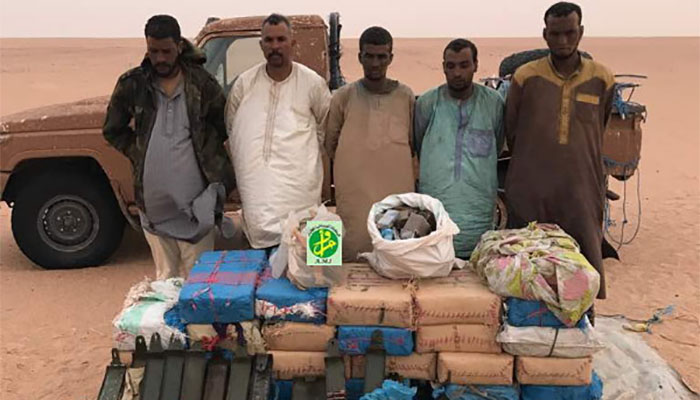 Mauritanie : arrestation de 5 trafiquants en possession d’une tonne de drogue