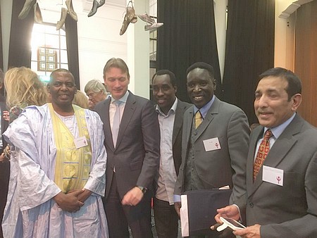 Biram Dah Abeid invité du ministre Néerlandais des Affaires étrangères Halbe Zijlstra [PhotoReportage]