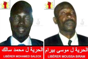Moussa Bilal Biram et Abdallahi Matala Saleck sont libres après avoir purgé "totalement" leur peine