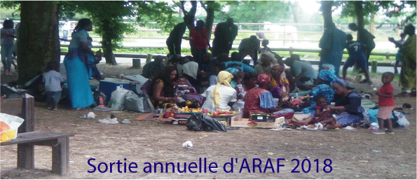 La sortie annuelle de l’Association des Ressortissants d'Aére Mbar en France (ARAF).