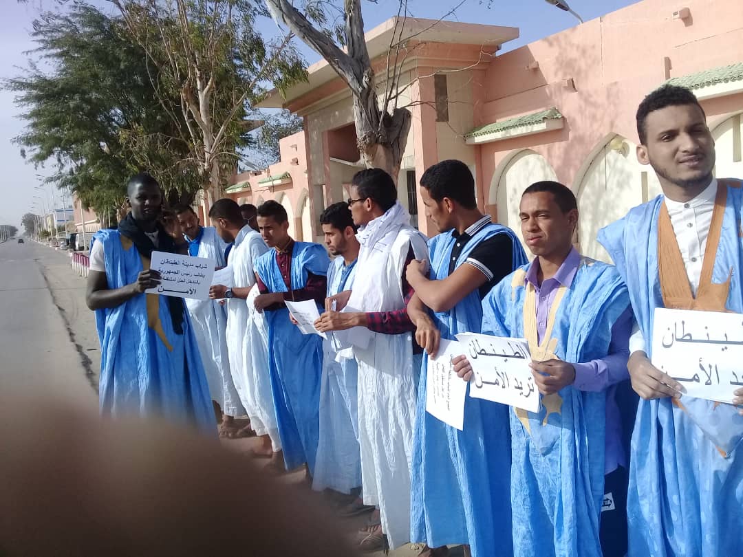 Manifestations devant la présidence contre la dégradation de la sécurité à Tintane