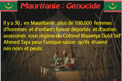 Mauritanie : Génocide