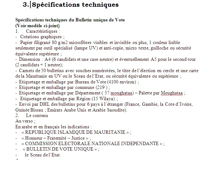 Impression des bulletins de la présidentielle 2019 : Y a-t-il anguille sous roche?