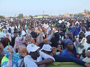 Campagne présidentielle : "Seul le changement civil le 22 Juin, peut garantir une Mauritanie prospère" (En Images)