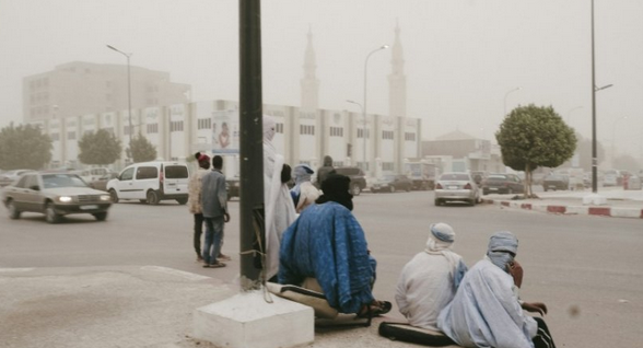 Une tempête de sable et de poussière recouvre la Mauritanie et le Sénégal