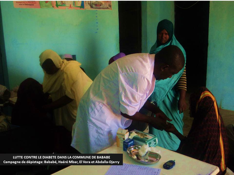 APPEL A L’AIDE :   LUTTE CONTRE LE DIABETE DANS LA COMMUNE DE BABABE