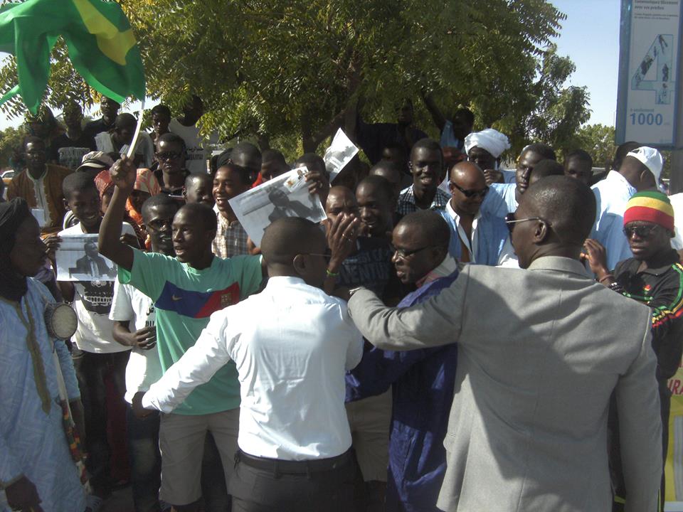 Retour de Biram Ould Abeid Ould Dah, Démonstration de force de ses militants/sympathisants (en images)