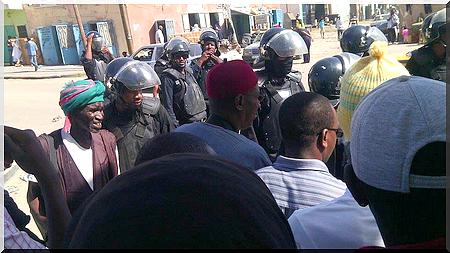 La police réprime une marche de TPMN