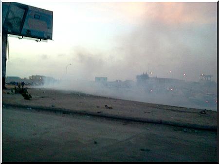 Urgent ! La police charge, sans sommation, les marcheurs. / Un blessé grave (Photos)