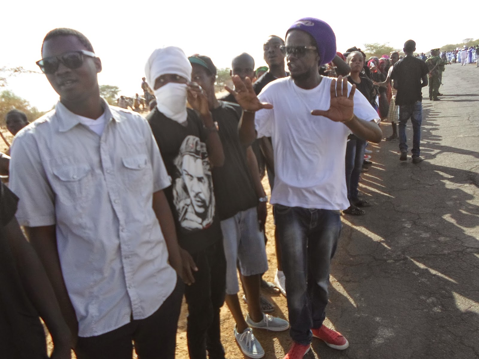 Boghé : Le mouvement « y’en a marre » de Boghé votera pour le Candidat Mohamed Ould Abdel Aziz.-( photos- y'en amarre)