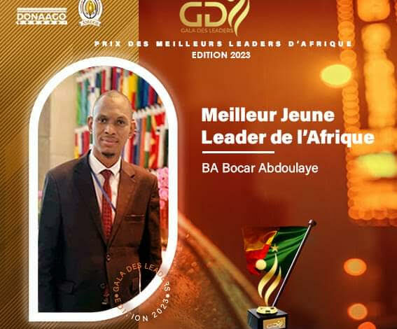 Ba Bocar Abdoulaye élu « Meilleur jeune leader de l’Afrique »