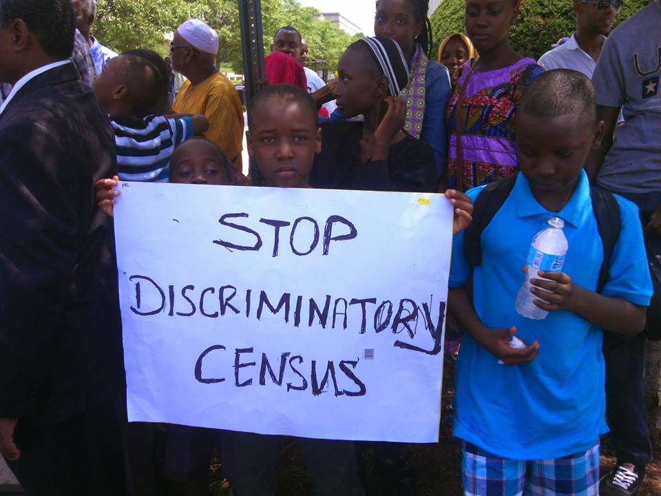 Manifestation de la diaspora Mauritanienne à Washington contre l’arrivée de Mohamed Ould Adel Aziz (photos)