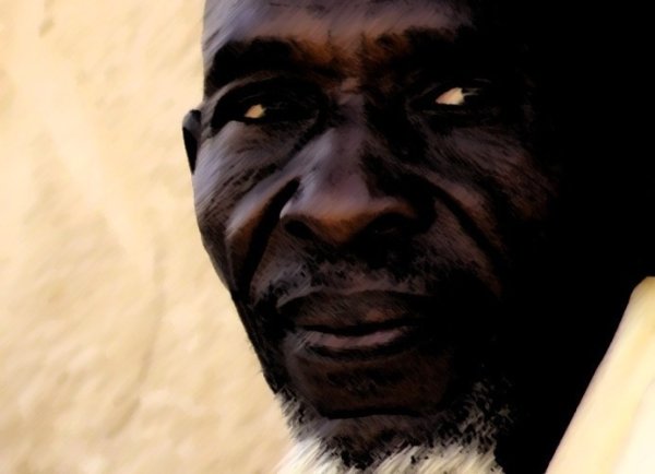 Ahmed Oudl Salem, chef du village harratine d'Ould Rami Boudizemdans la commune de Wompou au Guidimakha.