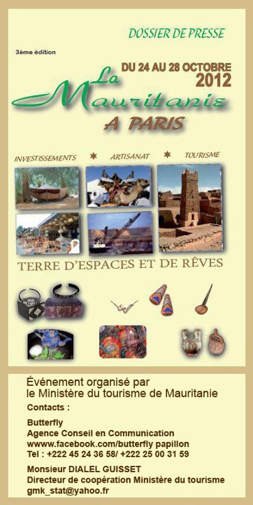 La Mauritanie à Paris du 24 au 28 octobre 2012