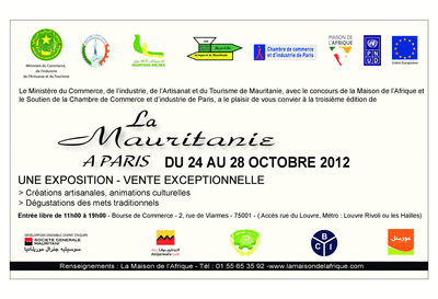 La Mauritanie à Paris du 24 au 28 octobre 2012