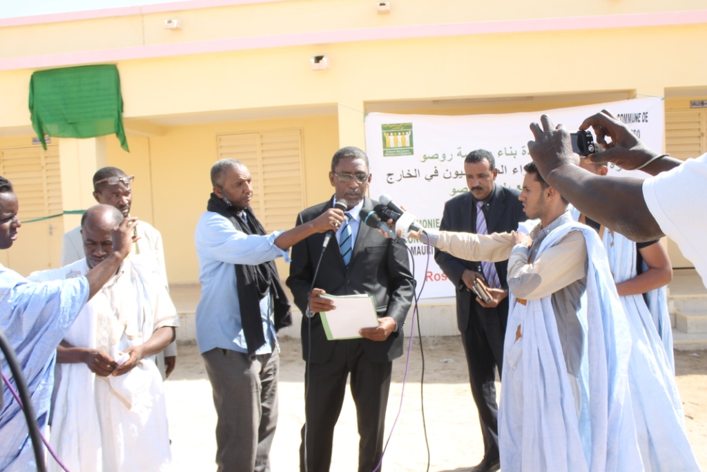 Le Collectif des Cadres Mauritaniens Expatriés livre les nouveaux bâtiments de l’école 1 de Rosso