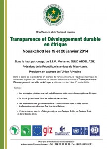 Transparence et Développement durable  en Afrique