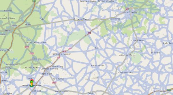 Traque des frères Kouachi: échange de coups de feu et prise d'otages dans le nord-est de Paris, près de Crépy-en-Valois