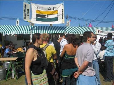 LES Flam à la Fête l’humanité Gironde, 2015.