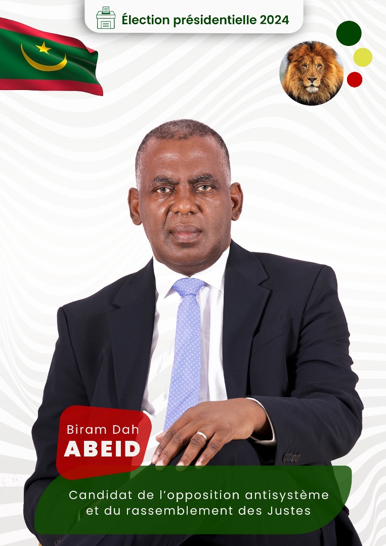 Biram Dah Abeid dénonce le comportement des responsables de la CENI