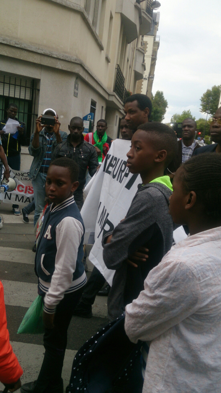 Détenus d’Aleg :Un bref PhotoReportage sur la manifestation du 05 septembre 2015 à Paris