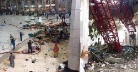 La Mecque : Chute d'une grue sur la Grande mosquée: le bilan s'alourdit, au moins 87 morts et 183 blessés