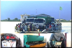 Rosso: les bacs gérés par la SBM, traits d’union entre les deux rives du fleuve Sénégal