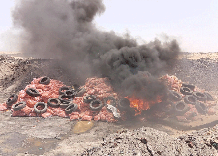 Nouadhibou : 27 tonnes de carottes pourries détruit
