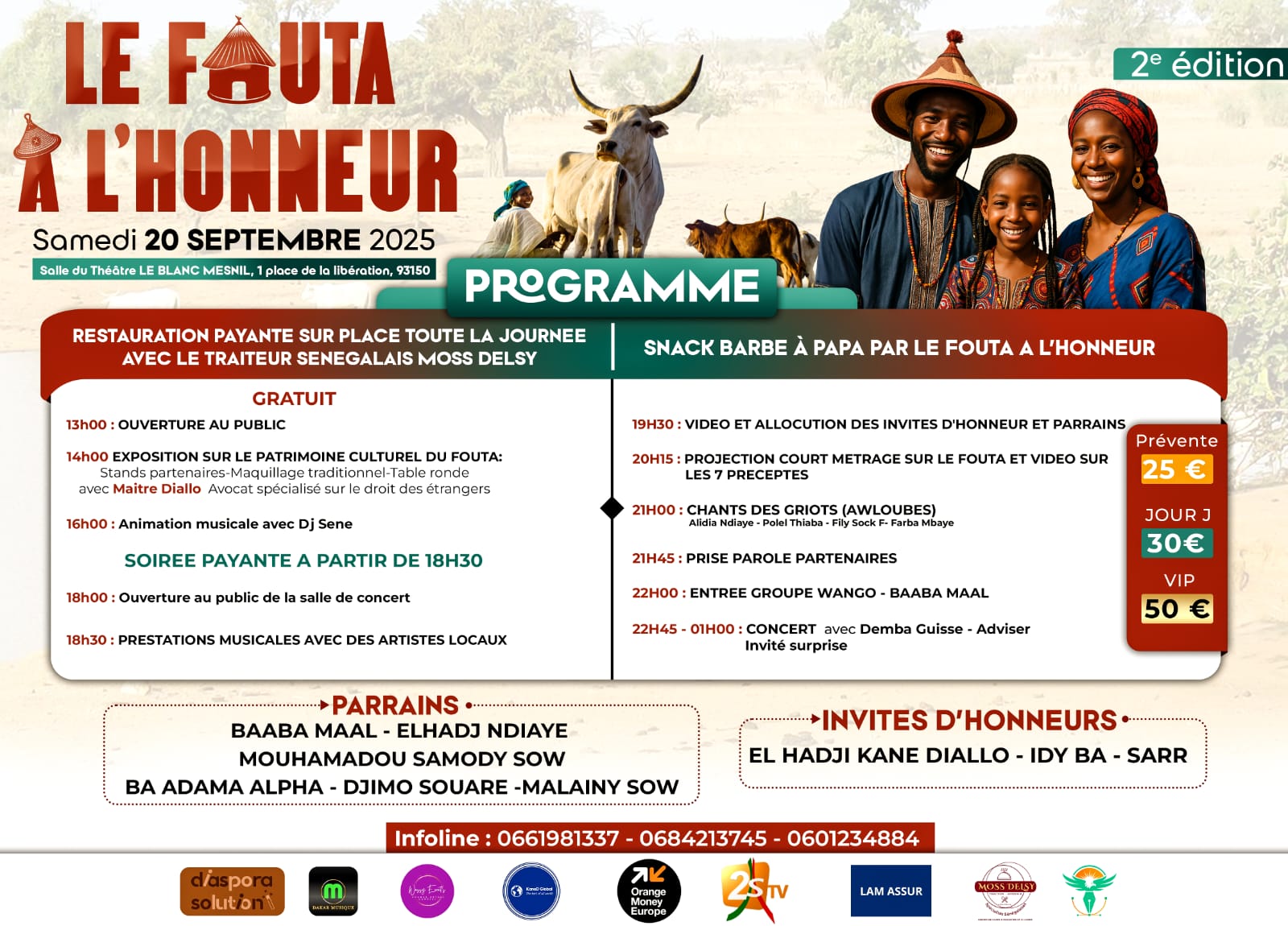 L'association Fouta à l'honneur : Deuxième édition des journées culturelles pour la promotion de la culture Pulaar