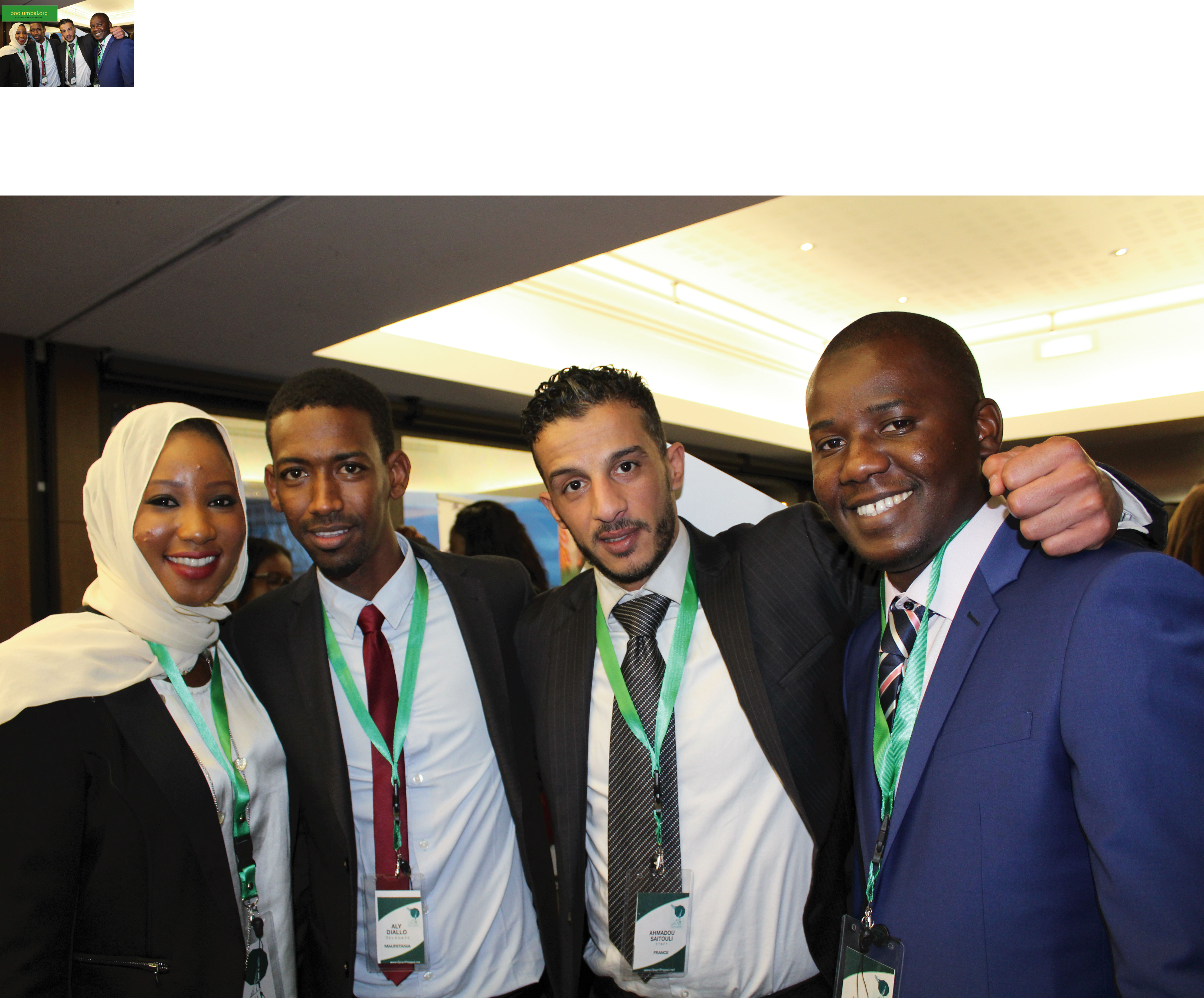 La Maurtanie representée au Global Leadership Program (G.L.P.) à Paris.
